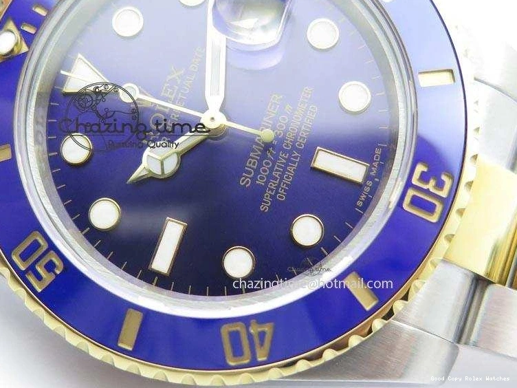 Good Copy Rolex Watches Blue Dial Best Swiss Maker ETA TT Breathable 3938 Submariner BP Edition 1230